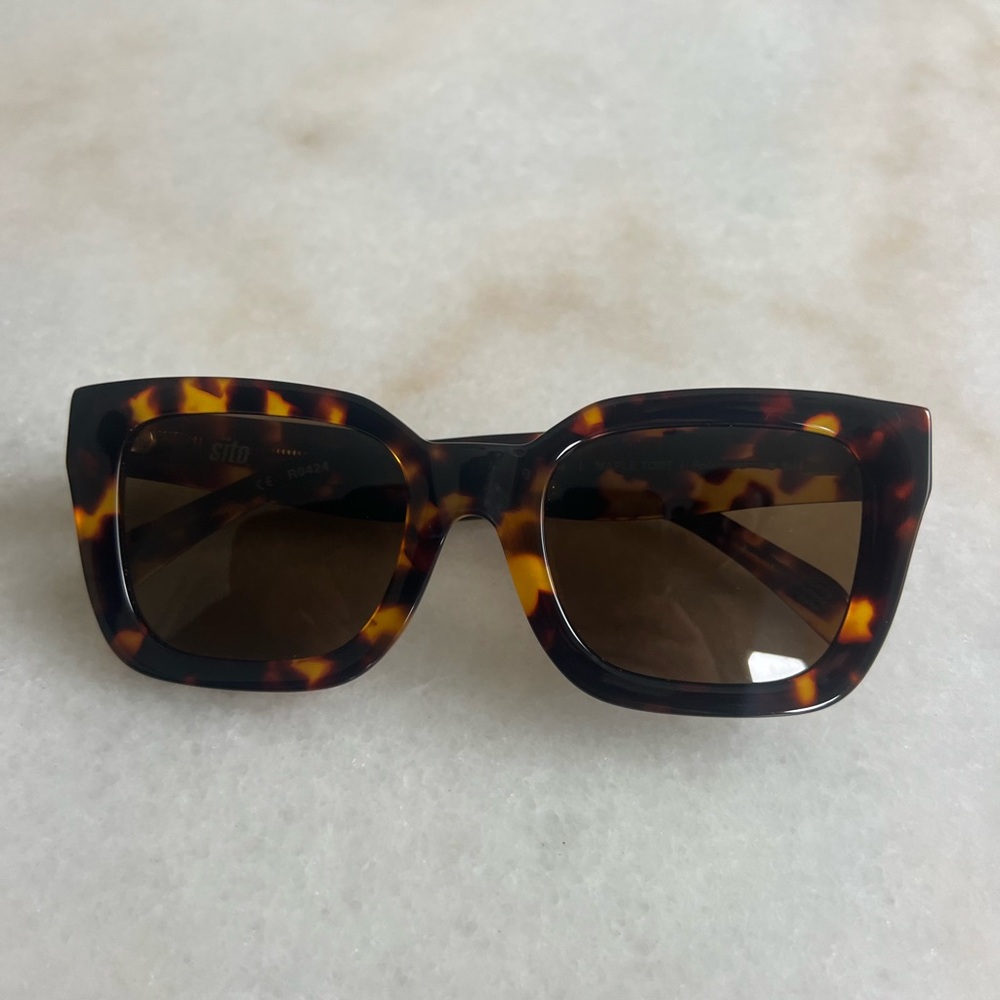 Stilo Anthropologie Sunglasses Tortoise Shell Squ… - image 2